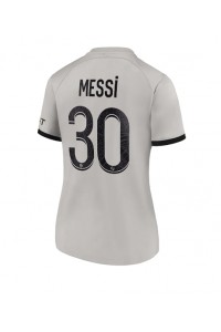 Fotbalové Dres Paris Saint-Germain Lionel Messi #30 Dámské Venkovní Oblečení 2022-23 Krátký Rukáv